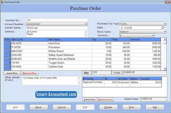 Billing and Inventory Management Software manages complex database of company