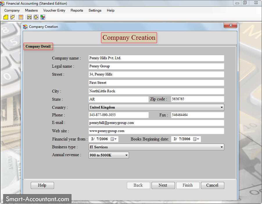 DRPU Business Accounting Software 3.0.1.5 screenshot
