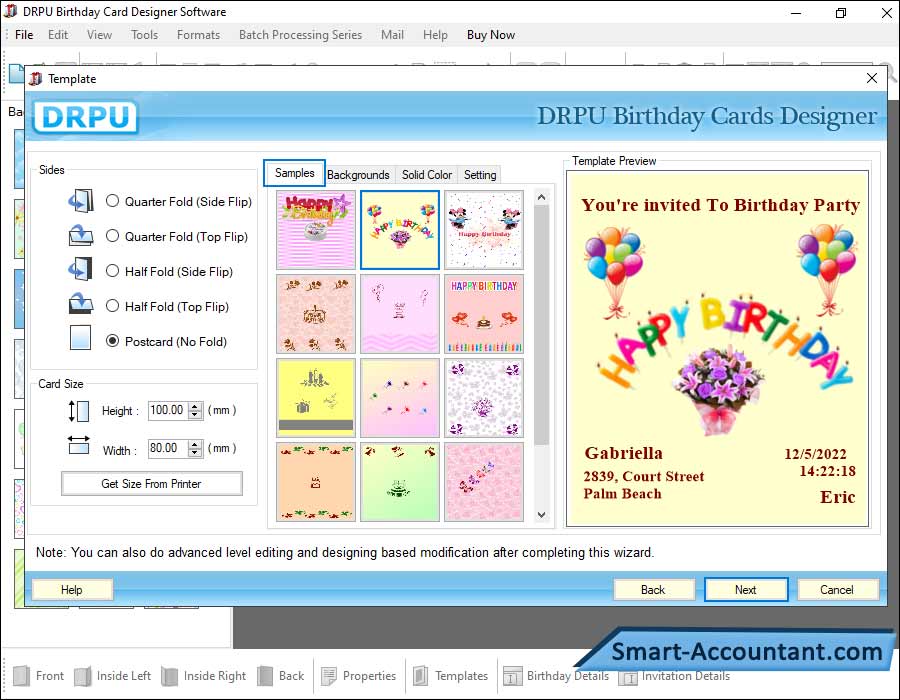 Birthday Card Maker Software