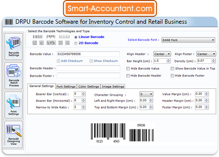 Barcode Maker for Inventory Control and Retail Business Screenshot