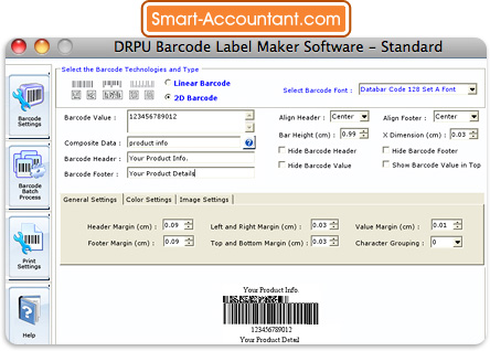 Barcode Software For Macintosh Screenshot