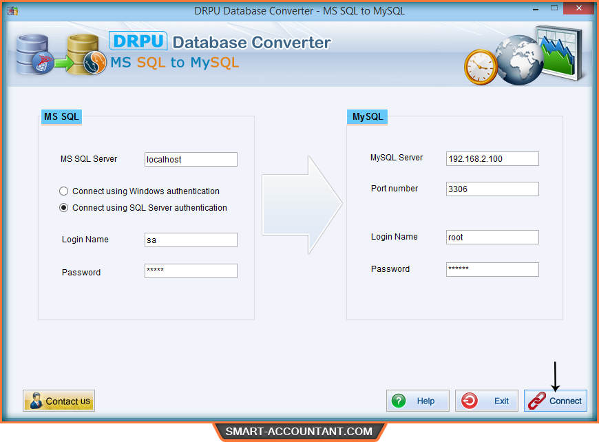 MSSQL to MySQL Database Converter