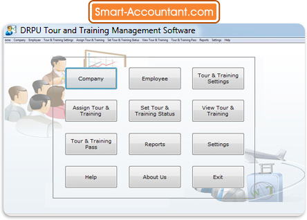 Employee Tour and Training Management Software Screenshot