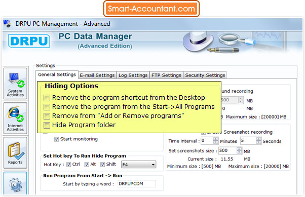 Keyboard logger program