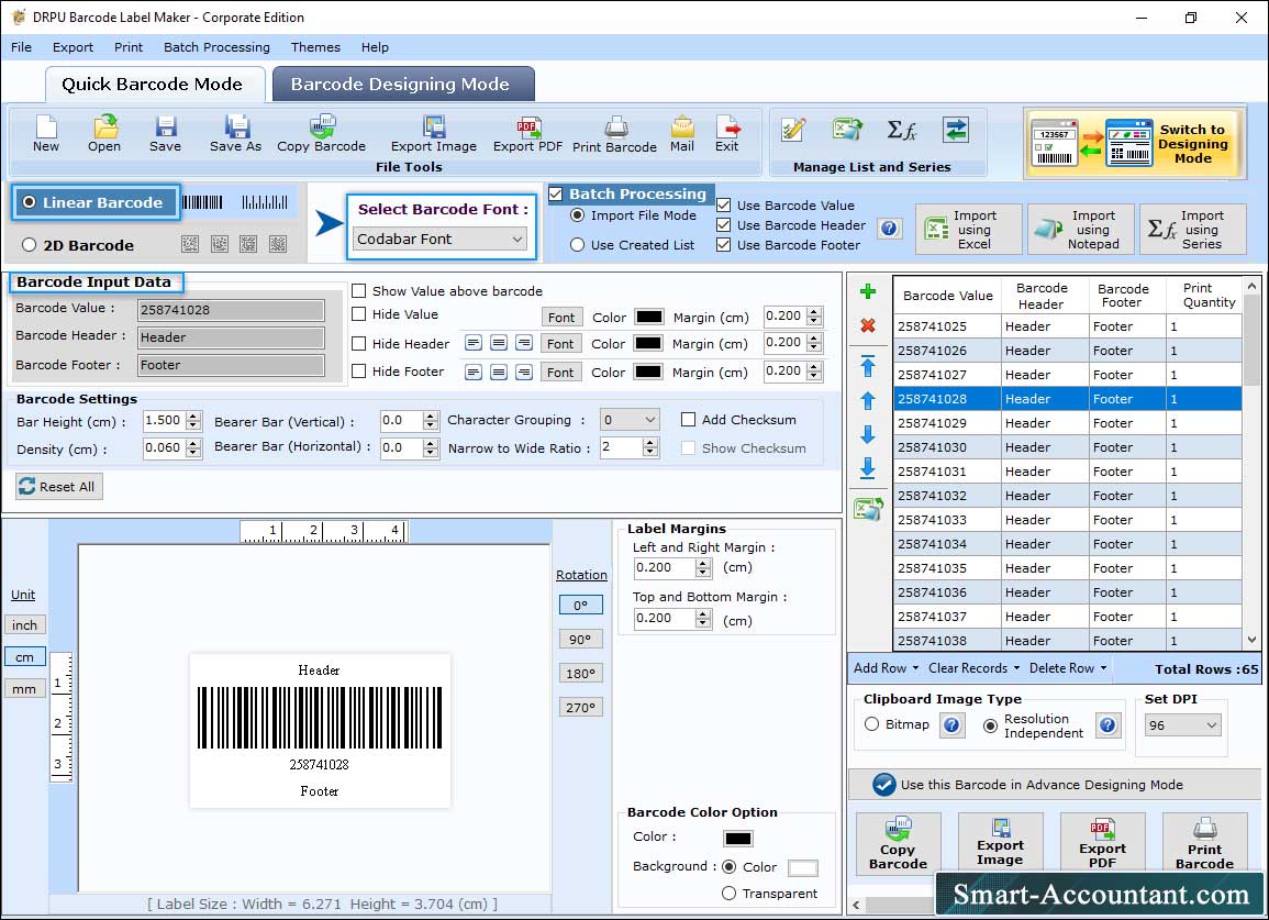Barcode Maker Software (Corporate)