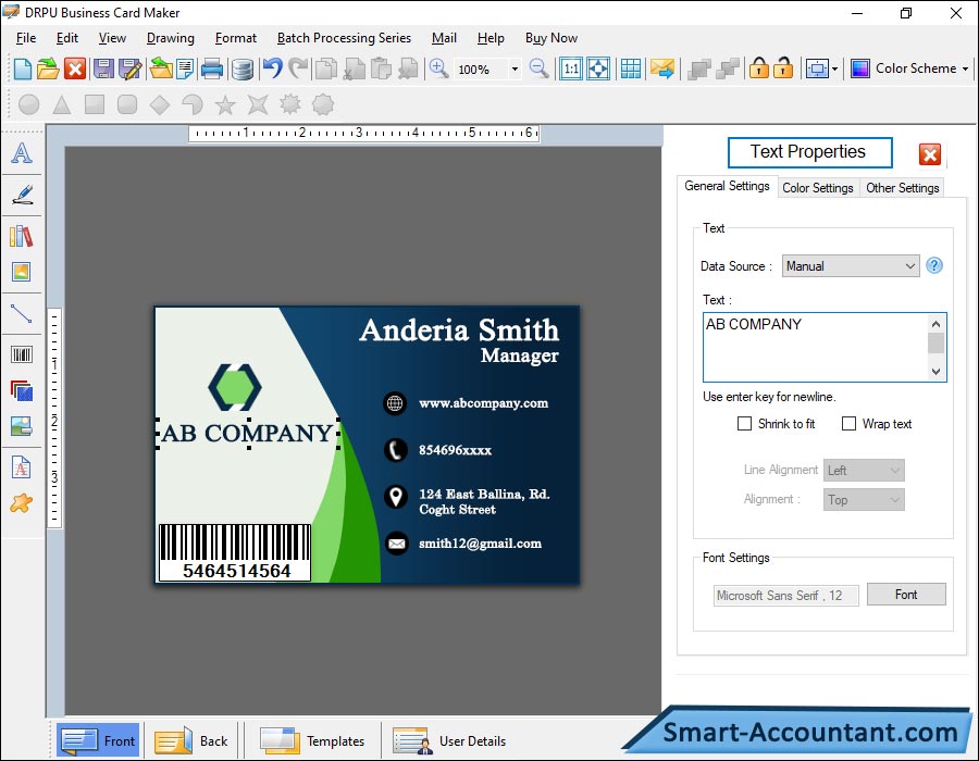 Business Card Maker Software