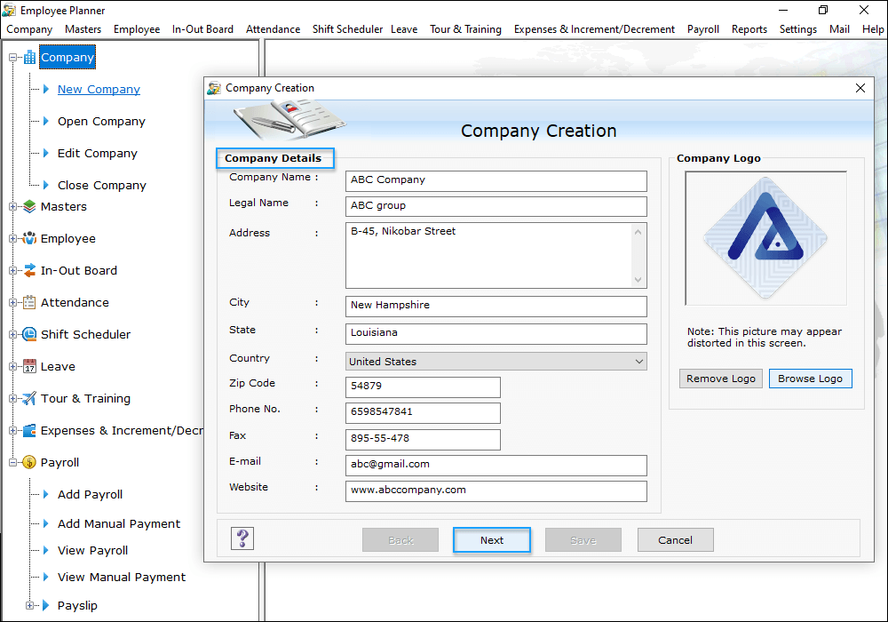 Company Details
