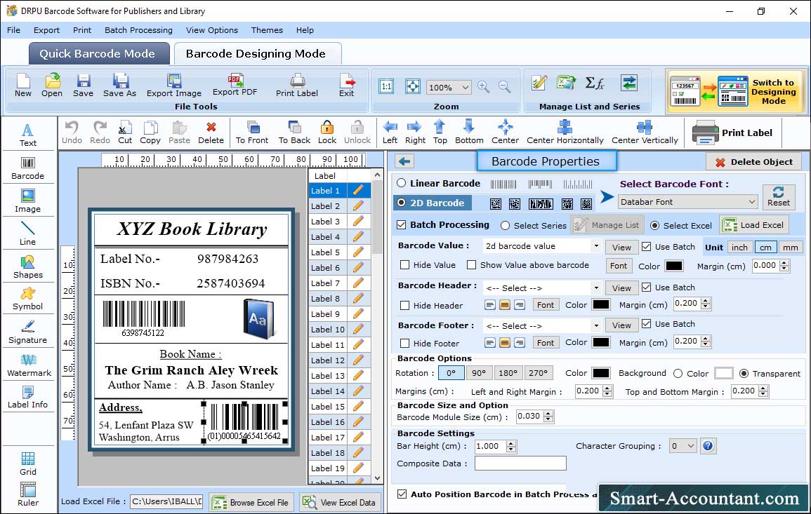 Barcode Properties