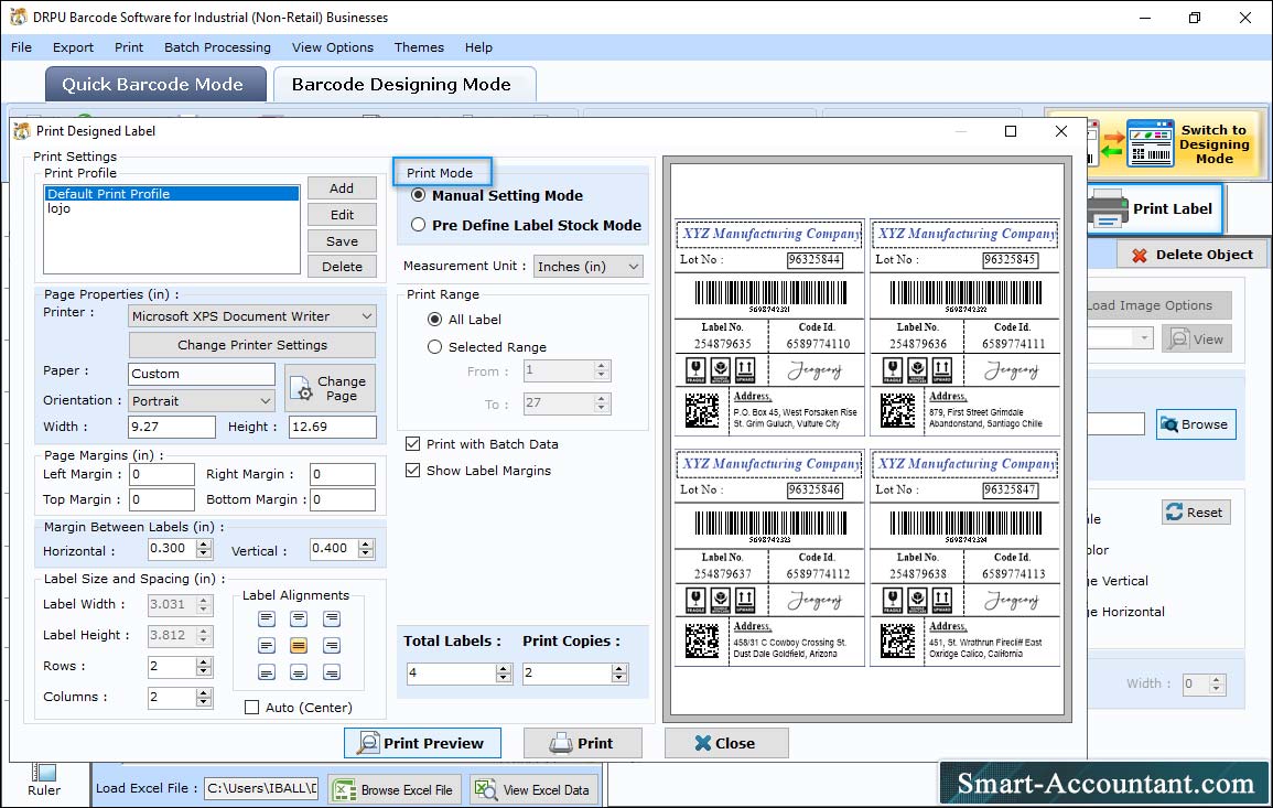 Print Settings