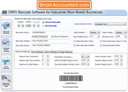 Barcode Maker Software for Manufacturing Industry