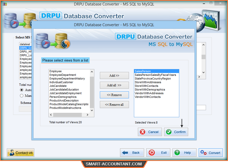 MSSQL to MySQL database migration tool