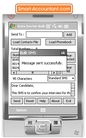 Pocket PC to Mobile Text Messaging Software